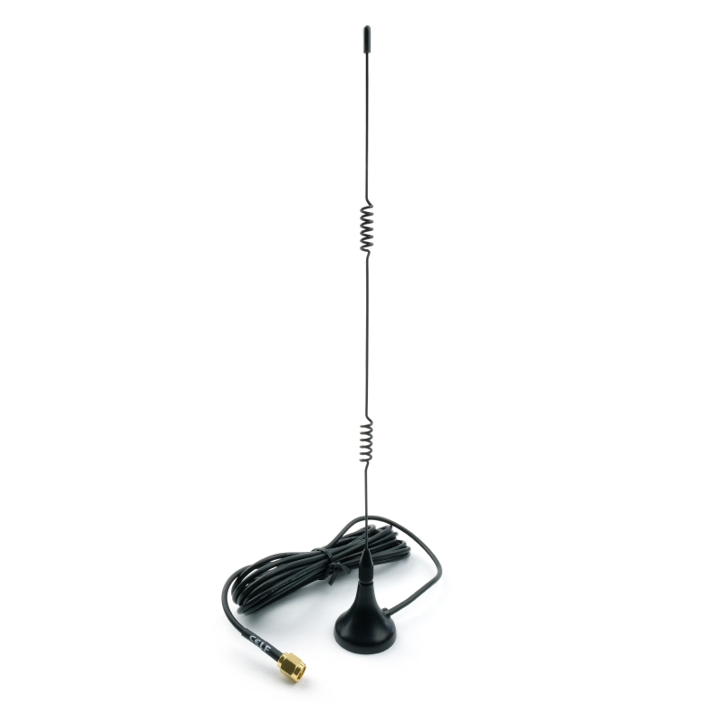 Magneetvoetantenne 2.3G 3meter RG174 en SMA-M (overzicht)