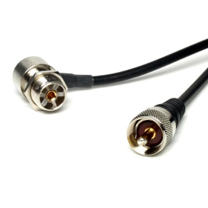 diemaond ECH-5 pl259 haakse doorvoer met 5mtr kabel